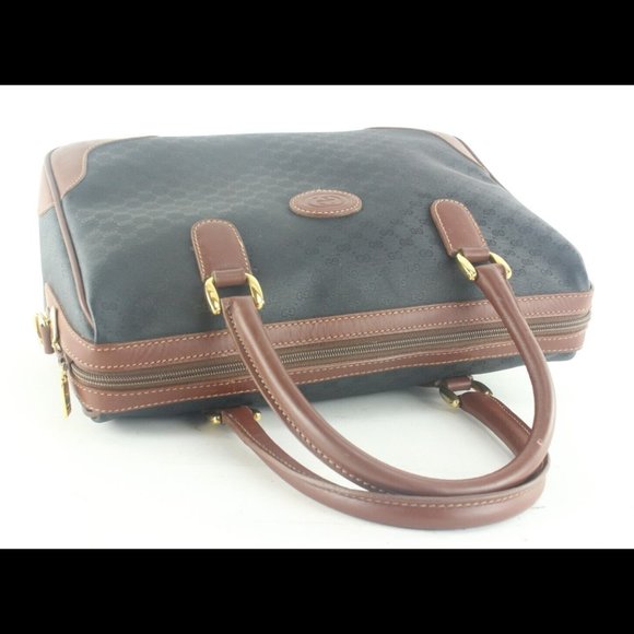 Gucci Rare Black x Brown 2way Square Boston 4GK1012K - Picture 3 of 10